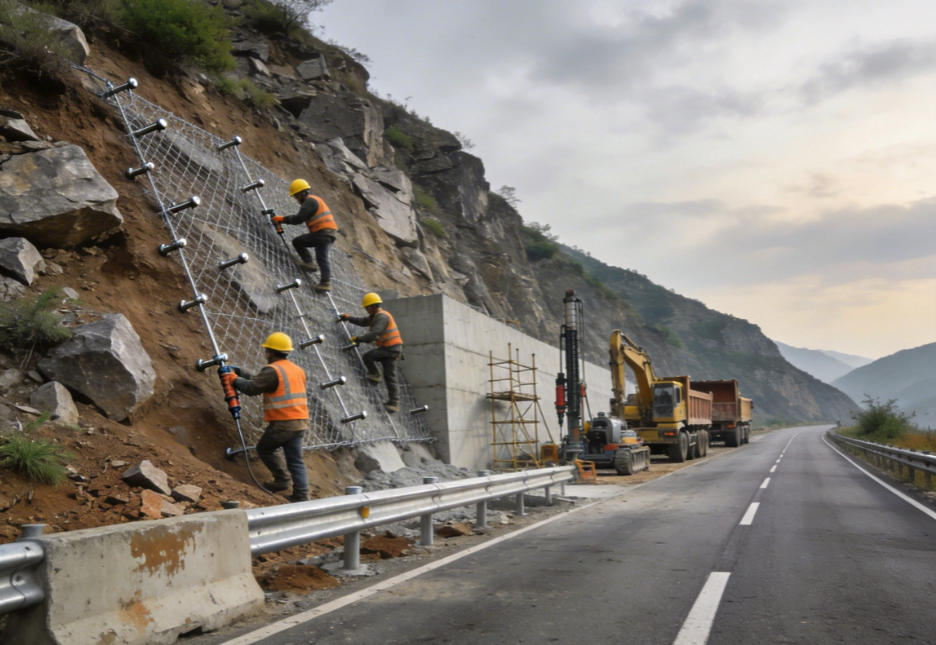 松山湖管委会公路道路护坡
